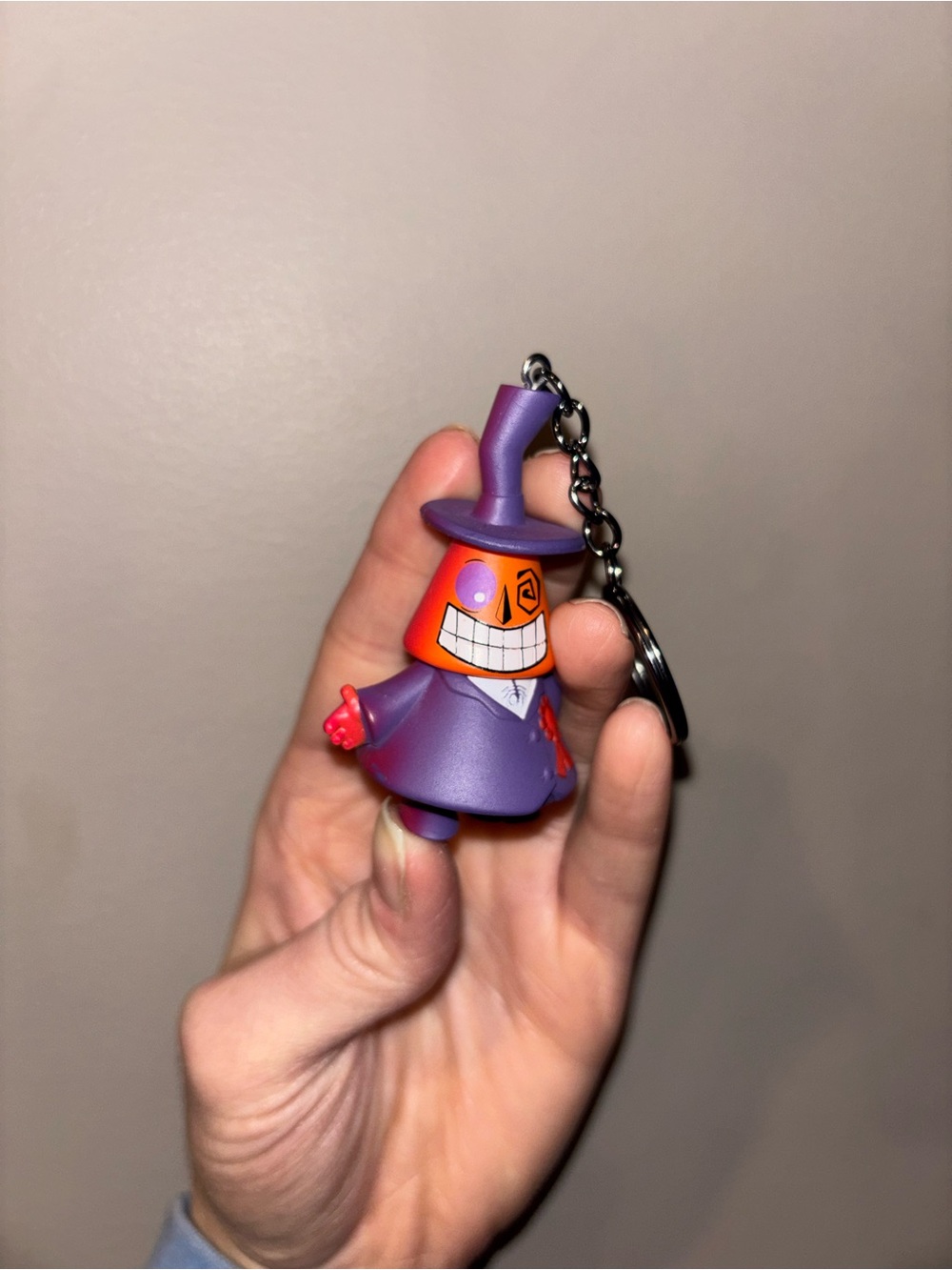 Disney Nightmare Before Christmas Lock Figure Keychain PVC Character Toy